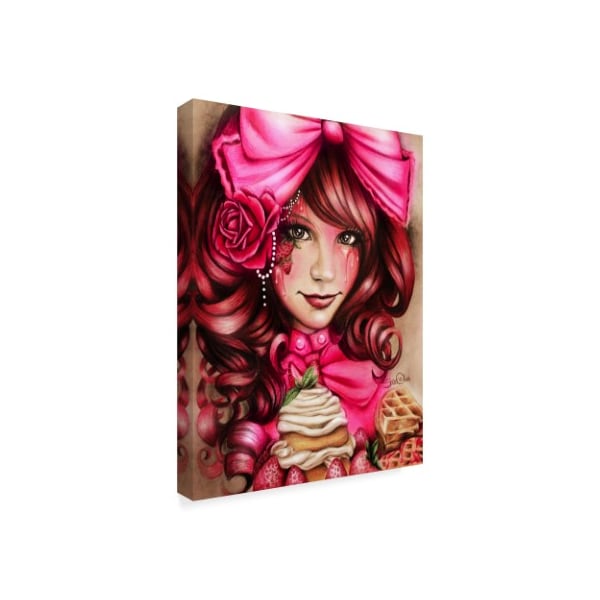 Sheena Pike Art And Illustration 'Strawberry' Canvas Art,18x24